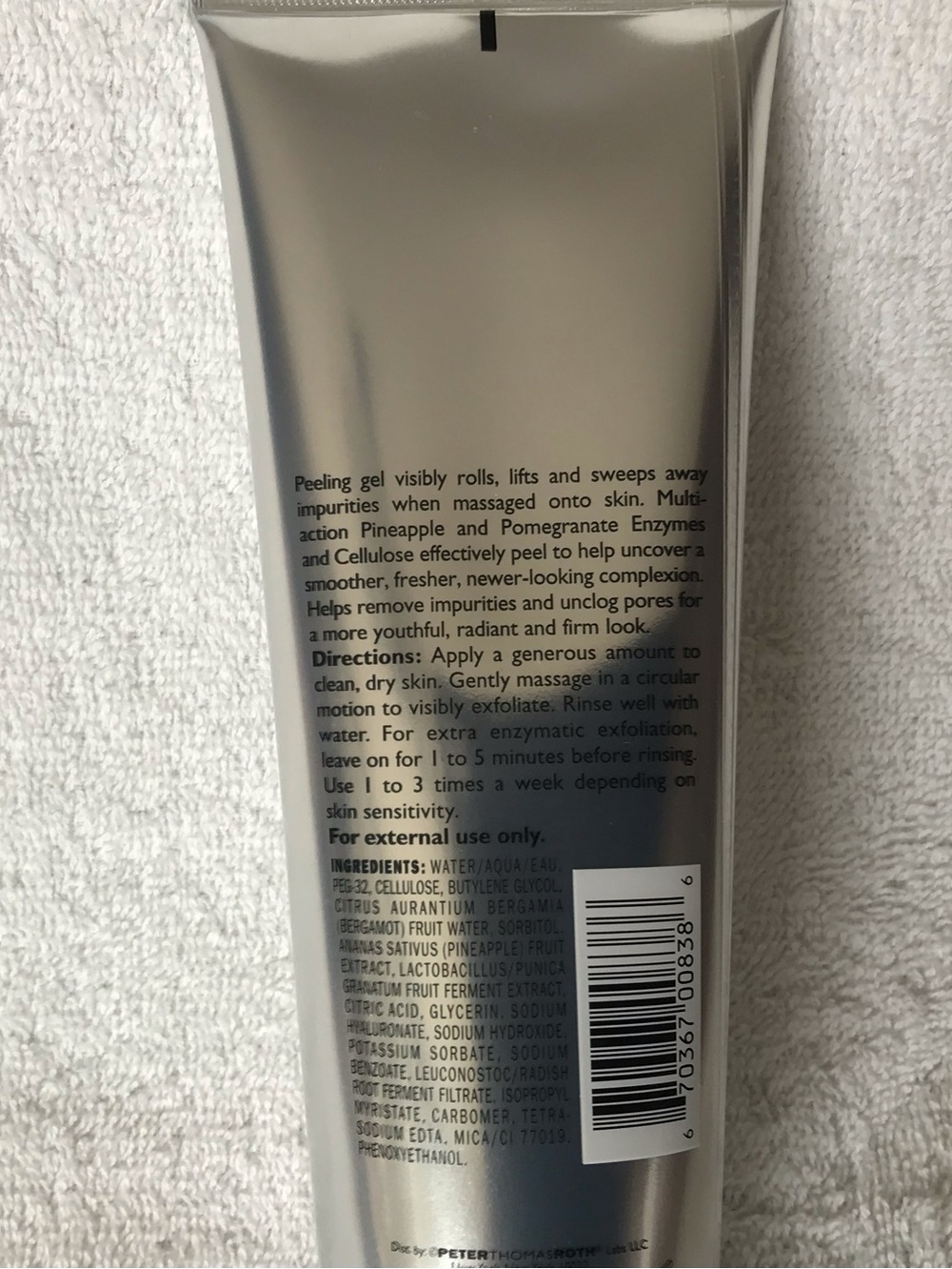 NEW PETER THOMAS ROTH Super-Size FIRMx Peeling Gel 6.8 oz - Picture 3 of 4